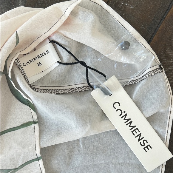 Commense Long Sleeve Dress with Orange Floral Print - Picture 2 of 9